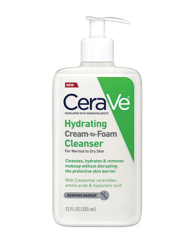Cerave Hydrating Cream-to-Foam Cleanser at Cosmetic House.lk