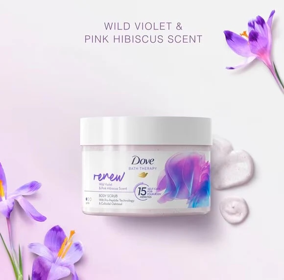 Dove Bath Therapy - Renew Body Scrub at Cosmetic House.lk