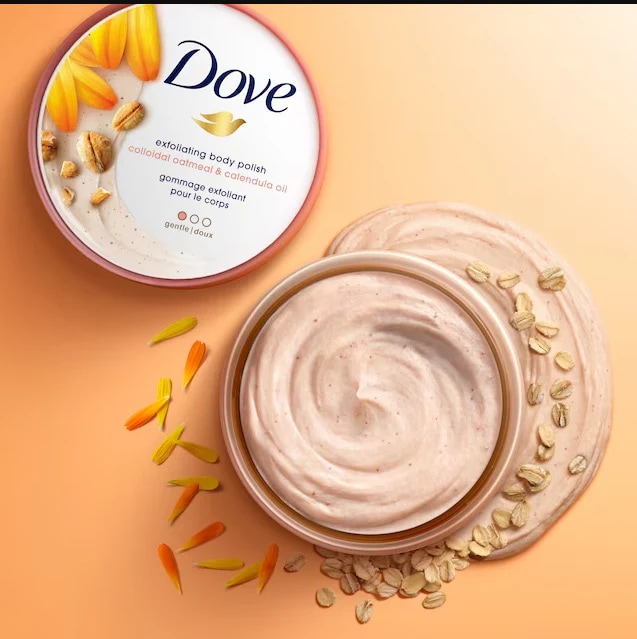 Dove Crushed Almond & Mango Butter Moderate Exfoliating Body Polish at Cosmetic House.lk