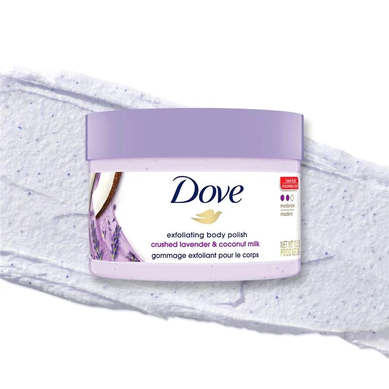 Dove Crushed Lavender & Coconut Milk Body Polish at Cosmetic House.lk