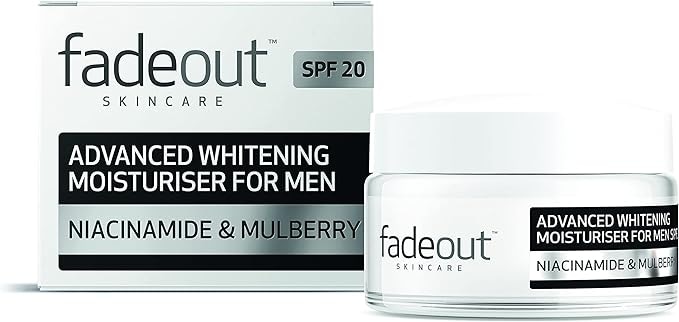 Fade Out ADVANCED BRIGHTENING MOISTURISER FOR MEN SPF20 at Cosmetic House.lk
