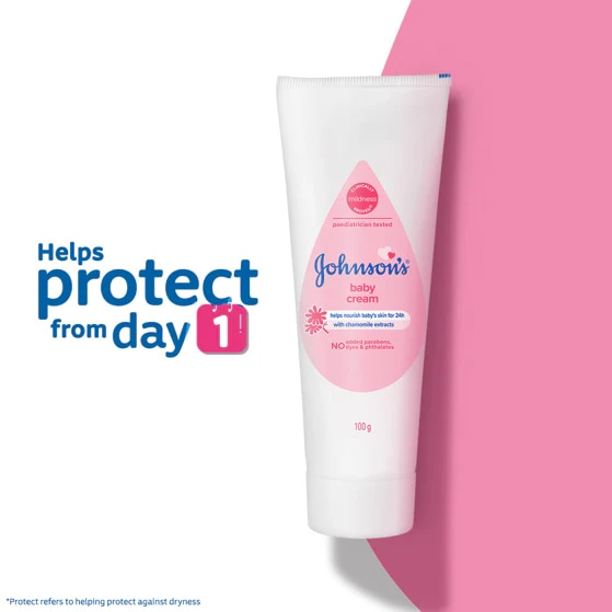 Johnson’s® Baby Cream 100g at Cosmetic House.lk