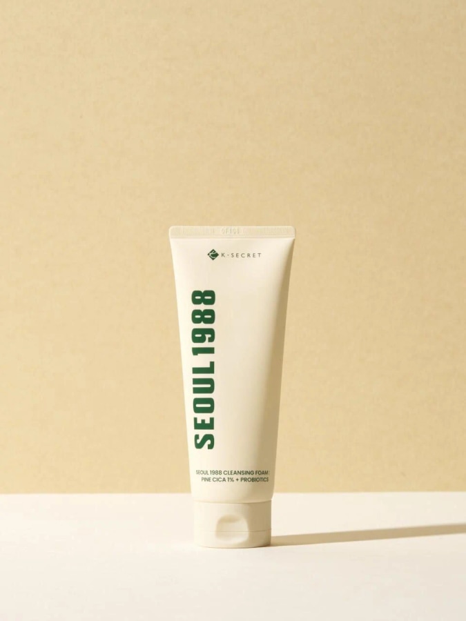 K Secret SEOUL 1988 Cleansing Foam : Pine Cica 1% + Probiotics at Cosmetic House.lk