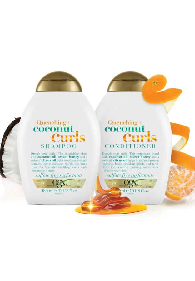 OGX Quenching + Coconut Curls Curl-Defining Shampoo + conditioner at Cosmetic House.lk