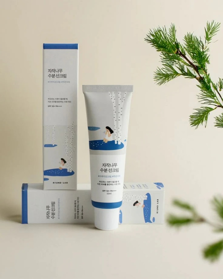 ROUND LAB Birch Juice Moisturizing Sun Cream 50ml at Cosmetic House.lk