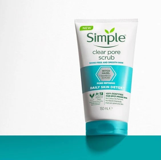 Simple Daily Skin Detox Pore Polishing Scrub at Cosmetic House.lk