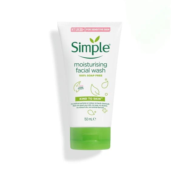 Simple Kind to Skin Moisturising Face Wash at Cosmetic House.lk