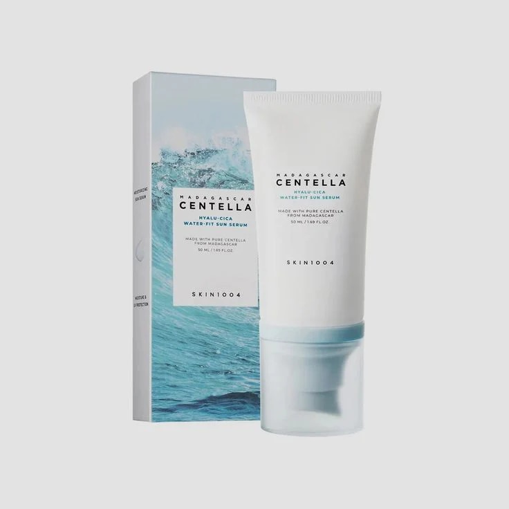 SKIN1004 Madagascar Centella Hyalu-Cica Water-Fit Sun Serum SPF50+ PA++++ 50ml at Cosmetic House.lk