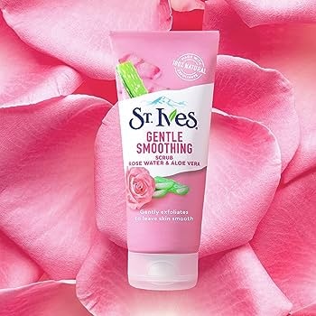 ST Ives GENTLE SMOOTHING ROSE WATER AND ALOE VERA FACE SCRUB at Cosmetic House.lk