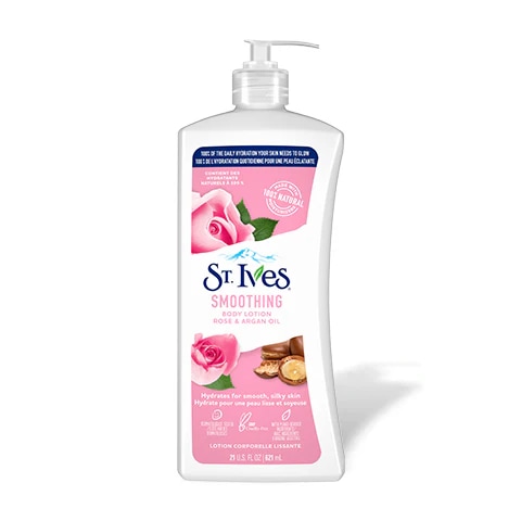ST Ives SMOOTHING ROSE & ARGAN OIL BODY LOTION at Cosmetic House.lk