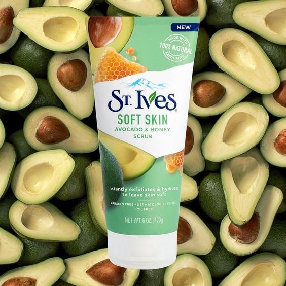 ST Ives   SOFT SKIN AVOCADO & HONEY FACE SCRUB at Cosmetic House.lk