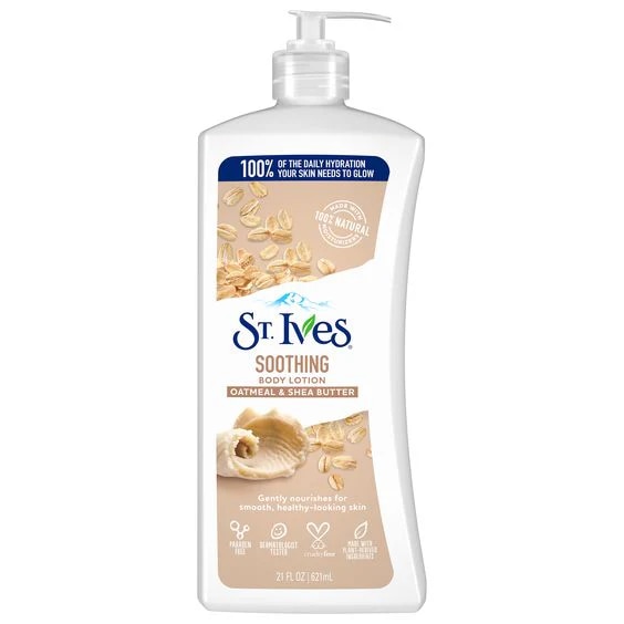 ST Ives SOOTHING OATMEAL & SHEA BUTTER BODY LOTION at Cosmetic House.lk