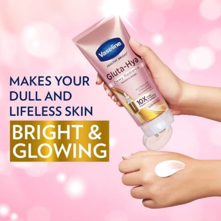 Vaseline Gluta-Hya Dewy Radiance Lotion Bright, Glowing Skin Glutathione Infused Moisturizer at Cosmetic House.lk