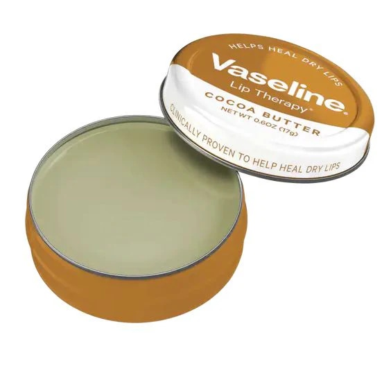 Vaseline LIP THERAPY COCOA BUTTER TIN at Cosmetic House.lk